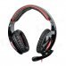 SADES SA-902 USB 2.0 Game Headphones w/ Microphone + Volume Control - Black + Red (300cm-Cable)