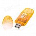 RSKING USB 2.0 480Mbps SD Card Reader - Orange (Max 64GB) RSKING USB 2.0 480Mbps SD Card Reader - Orange (Max 64GB)