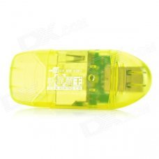 RSKING USB 2.0 480Mbps SD Card Reader - Yellow (Max 64GB) RSKING USB 2.0 480Mbps SD Card Reader - Yellow (Max 64GB)