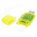 RSKING USB 2.0 480Mbps SD Card Reader - Yellow (Max 64GB) RSKING USB 2.0 480Mbps SD Card Reader - Yellow (Max 64GB)