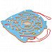 Cute Fish Shaped Coordination Ability Training Magnetic Maze Toy - Blue