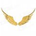 3D Angel Wing Shaped Car Decoration Sticker - Golden (Pair) 3D Angel Wing Shaped Car Decoration Sticker - Golden (Pair)
