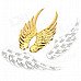 3D Angel Wing Shaped Car Decoration Sticker - Golden (Pair) 3D Angel Wing Shaped Car Decoration Sticker - Golden (Pair)