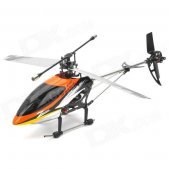 ZR-Z101 Rechargeable 4-CH 40.68MHz Radio Controlled Single Propeller R/C Helicopter w/ Gyro - Orange