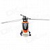 ZR-Z101 Rechargeable 4-CH 40.68MHz Radio Controlled Single Propeller R/C Helicopter w/ Gyro - Orange ZR-Z101 Rechargeable 4-CH 40.68MHz Radio Controlled Single Propeller R/C Helicopter w/ Gyro - Orange