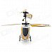 SH-6025-1 Rechargeable 3.5-CH IR Remote Control R/C Helicopter with Gyro - Yellow SH-6025-1 Rechargeable 3.5-CH IR Remote Control R/C Helicopter with Gyro - Yellow
