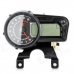 QJ125-19a1-1 DIY Motorcycle Digital 3.0" LED Speed Meter - Black QJ125-19a1-1 DIY Motorcycle Digital 3.0" LED Speed Meter - Black