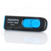 ADATA UV128 USB 3.0 Flash Drive - Black + Blue (8 GB)