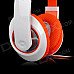 Kanen MC-780 Stylish Game Headphone w/ External Microphone - White + Orange (3.5mm Plug / 120cm) Kanen MC-780 Stylish Game Headphone w/ External Microphone - White + Orange (3.5mm Plug / 120cm)