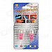 T10 / T13 1.5W 30lm 5-5050 SMD LED Pink Light Motorcycle Indicator / Instrument Lamp (12V / 2 PCS) T10 / T13 1.5W 30lm 5-5050 SMD LED Pink Light Motorcycle Indicator / Instrument Lamp (12V / 2 PCS)