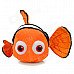 Cute Fish Style Soft Plush + PP Cotton Toy - Orange + White + Black Cute Fish Style Soft Plush + PP Cotton Toy - Orange + White + Black
