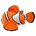 Cute Fish Style Soft Plush + PP Cotton Toy - Orange + White + Black Cute Fish Style Soft Plush + PP Cotton Toy - Orange + White + Black