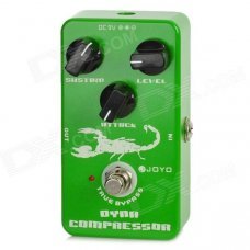 Joyo JF-10 True Bypass Dyna Compressor Guitar Effect Pedal - Green Joyo JF-10 True Bypass Dyna Compressor Guitar Effect Pedal - Green