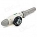 Windproof 1300'C Adjustable Flame Butane Jet Torch Lighter - White Windproof 1300'C Adjustable Flame Butane Jet Torch Lighter - White