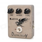 Joyo JF-08 Digital Delay Guitar Effect Pedal - Rosybrown + Black