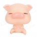 Cartoon Suction Cup Closing Eyes Lazy Pig Toy - Off white