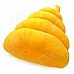 Creative Poo-Poo Style Plush Throw Pillow - Yellow