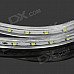 4.8W 240lm 6500K 60-SMD 3528 LED White Light Flexible Lamp Strip w/ 2-Flat-Pin Plug - Transparent 4.8W 240lm 6500K 60-SMD 3528 LED White Light Flexible Lamp Strip w/ 2-Flat-Pin Plug - Transparent