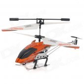 ZR-Z006 Rechargeable 3-CH IR Remote Control R/C Helicopter w/ Gyro - Orange + Black