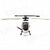 ZR-Z102 Rechargeable 4-CH 2.4GHz Radio Control Single Blade R/C Helicopter w/ Gyro - Black + White ZR-Z102 Rechargeable 4-CH 2.4GHz Radio Control Single Blade R/C Helicopter w/ Gyro - Black + White