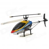 ZR-Z101 Rechargeable 4-CH Radio Control Single Blade R/C Helicopter w/ Gyro - Yellow + Black