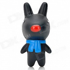 Cute Cartoon Dog Shaped Plastic Suction Cup - Black + Red + Blue