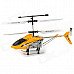 Udi U807 Rechargeable 3.5-CH Radio Controller R/C Helicopter w/ Gyro - Yellow + Black Udi U807 Rechargeable 3.5-CH Radio Controller R/C Helicopter w/ Gyro - Yellow + Black