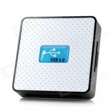 U30CR Super Speed USB 3.0 6-in-1 SD / TF / CF / XD / MS / M2 Card Reader - White + Black + Blue U30CR Super Speed USB 3.0 6-in-1 SD / TF / CF / XD / MS / M2 Card Reader - White + Black + Blue