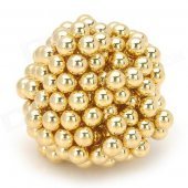 5mm Neodymium Magnet Bead DIY Puzzle Set - Golden (216 PCS)