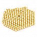 5mm Neodymium Magnet Bead DIY Puzzle Set - Golden (216 PCS)