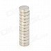 YSDX-653 1mm Neodymium Magnet Circular Cylinder DIY Puzzle Set - Silver (100 PCS)