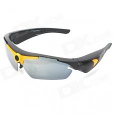 M064 5.0MP 720P Wide-Angle Sports Sunglasses Camcorder w/ TF - Black + Yellow M064 5.0MP 720P Wide-Angle Sports Sunglasses Camcorder w/ TF - Black + Yellow