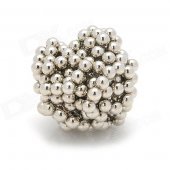 KA1314 3657B DIY 3mm Neodymium Magnet Spheres - Silver (216 PCS)