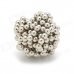 KA1314 3657B DIY 3mm Neodymium Magnet Spheres - Silver (216 PCS)