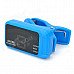AROMA AT-100 Clip-On Tuner for Guitar / Bass / Violin / Ukulele - Blue + Black (1 x CR2032)