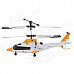 Udi U801 Rechargeable 3-CH IR Remote Control R/C Helicopter - Yellow + White Udi U801 Rechargeable 3-CH IR Remote Control R/C Helicopter - Yellow + White