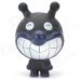 Cute Cartoon Doll Toy w/ Suction Cup - Black + White + Dark Blue