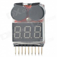 MD-8S High Accuracy Voltage Test Buzzer Alarm Module - Black