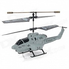 Udi U809 Rechargeable 3.5-CH IR Remote Control Projectile R/C Helicopter w/ Gyro - Light Grey Udi U809 Rechargeable 3.5-CH IR Remote Control Projectile R/C Helicopter w/ Gyro - Light Grey