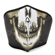 Skull Head Pattern Outdoor Face Mask Shield Guard for Cycling / Mountaineering - Black Skull Head Pattern Outdoor Face Mask Shield Guard for Cycling / Mountaineering - Black