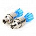 Motorcycle 4.5W 5lm LED Blue Light Tire Lamps - Blue + Silver (3 x AG10 / 2 PCS) Motorcycle 4.5W 5lm LED Blue Light Tire Lamps - Blue + Silver (3 x AG10 / 2 PCS)