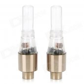 MP041 Waterproof LED Colorful Light Vehicle Tire Valve Flashing Lamps - Silver (2 PCS / 4.5V)