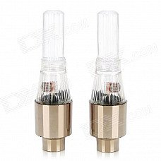 MP041 Waterproof LED Colorful Light Vehicle Tire Valve Flashing Lamps - Silver (2 PCS / 4.5V) MP041 Waterproof LED Colorful Light Vehicle Tire Valve Flashing Lamps - Silver (2 PCS / 4.5V)