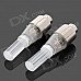 MP041 Waterproof LED Colorful Light Vehicle Tire Valve Flashing Lamps - Silver (2 PCS / 4.5V) MP041 Waterproof LED Colorful Light Vehicle Tire Valve Flashing Lamps - Silver (2 PCS / 4.5V)