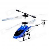 ZR-Z006 Rechargeable 3-CH IR Remote Control R/C helicopter w/ Gyro - Blue + Black