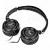 SALAR EM520 Folding Headset Headphones for MP3 / MP4 / MP5 / Ipad / Iphone - Black (3.5mm Plug) SALAR EM520 Folding Headset Headphones for MP3 / MP4 / MP5 / Ipad / Iphone - Black (3.5mm Plug)