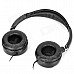 SALAR EM520 Folding Headset Headphones for MP3 / MP4 / MP5 / Ipad / Iphone - Black (3.5mm Plug) SALAR EM520 Folding Headset Headphones for MP3 / MP4 / MP5 / Ipad / Iphone - Black (3.5mm Plug)