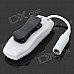 Waterproof 3.5mm Looping MP3 Player w/ FM + USB + Earphones - White + Black Waterproof 3.5mm Looping MP3 Player w/ FM + USB + Earphones - White + Black
