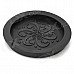 Music Note Pattern Rubber Guitar Sound Hole Cover - Black Music Note Pattern Rubber Guitar Sound Hole Cover - Black