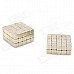 YSDX-630 5mm Neodymium Magnet Cube DIY Puzzle Set - Silver (125 PCS)